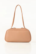 Pink zip-top Shoulder Bag