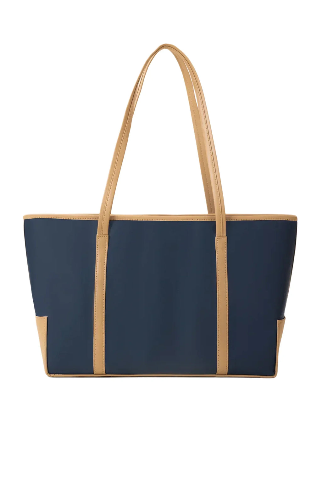 Navy Contrast Shoulder Bag