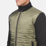 Nashville Quilted Green Windbreaker Jacket