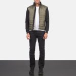 Nashville Quilted Green Windbreaker Jacket