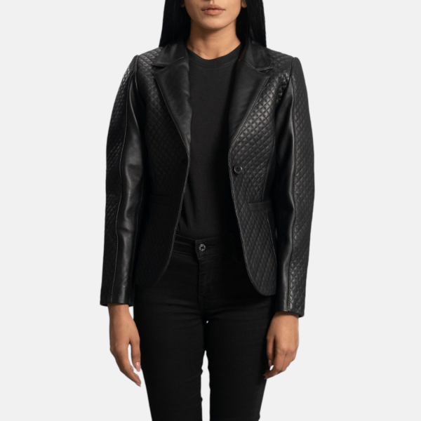 Women_Cora_Quilted_Black_Leather_Blazer_bgchangew2
