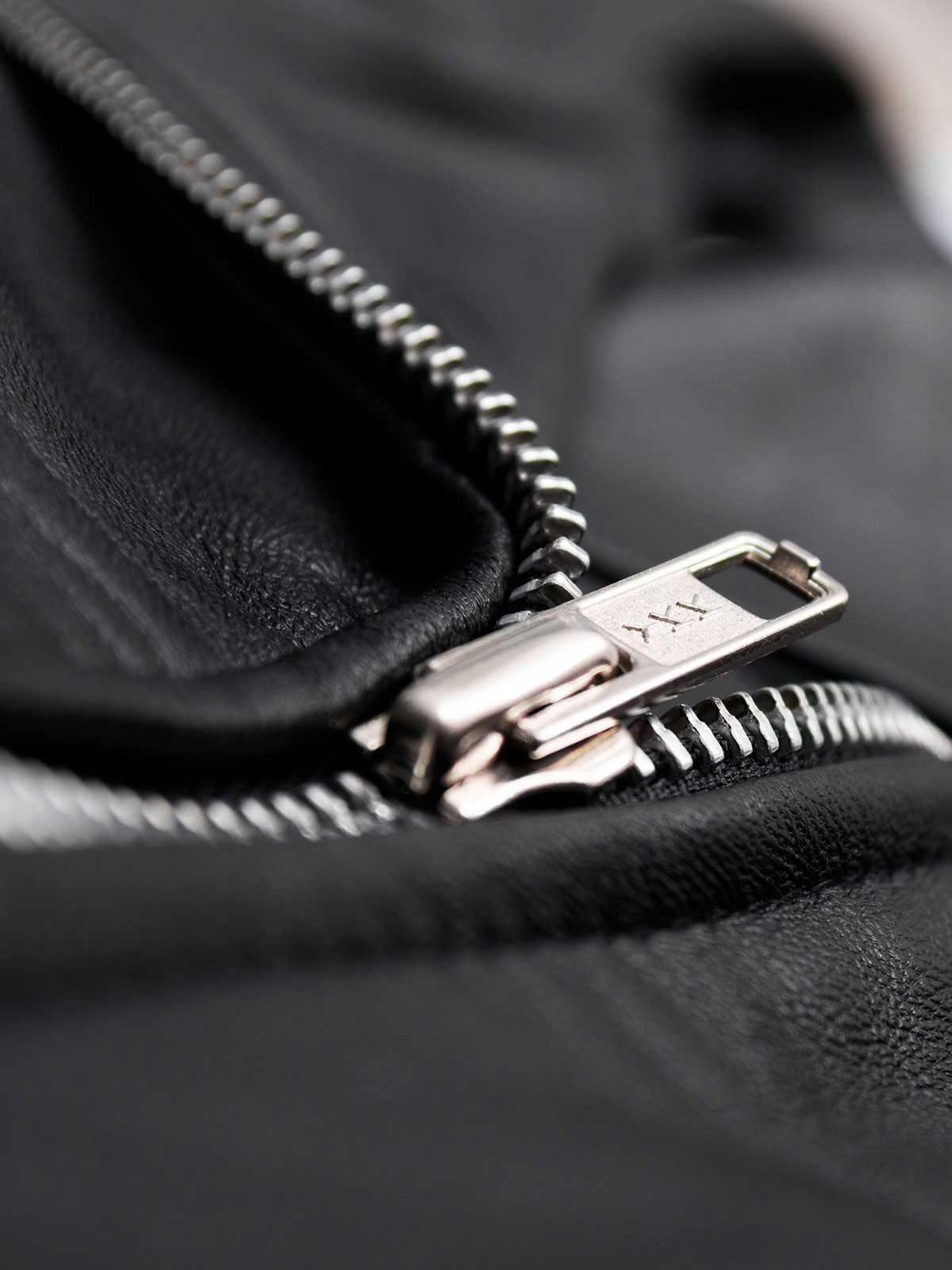 Women's Elegant Black Leather Jacket