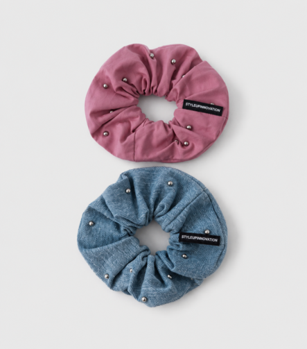STYLEUPINNOVATION: The Studded Scrunchie Duo