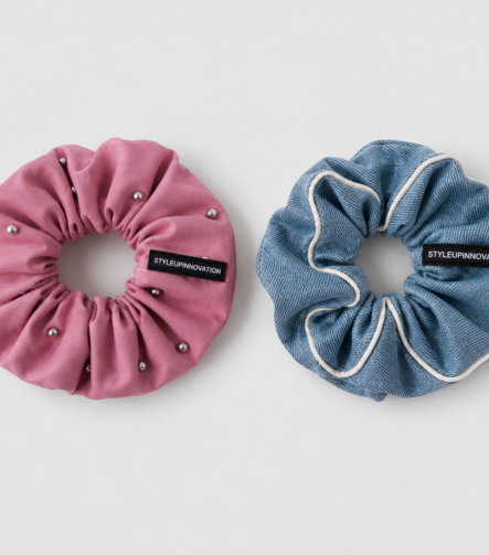 STYLEUPINNOVATION: The Studded Scrunchie Duo